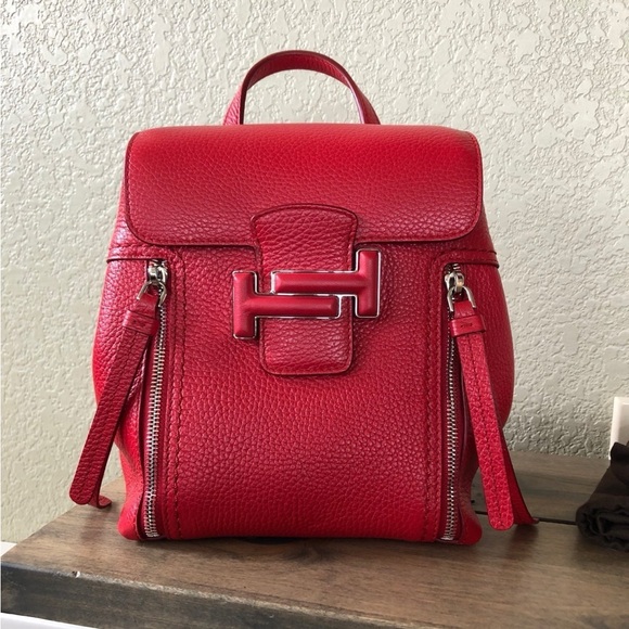 TOD’s Double T Leather Backback Shoulder Bag main image 8